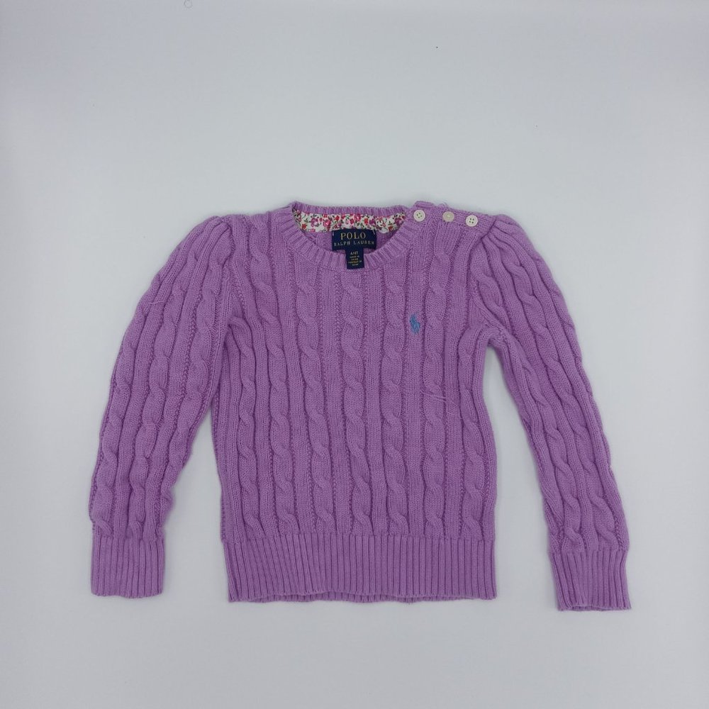 Ralph Lauren Cable-Knit Cotton Sweater 4T/4